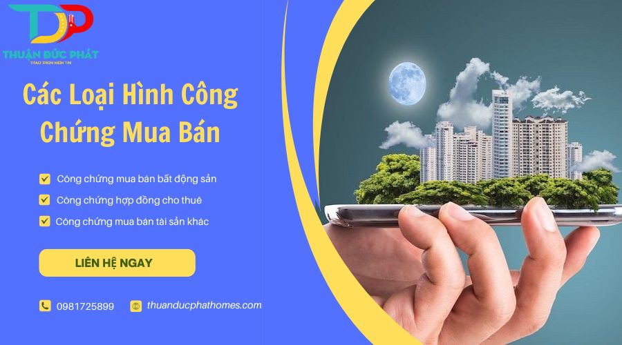 các loại hình công chứng mua bán